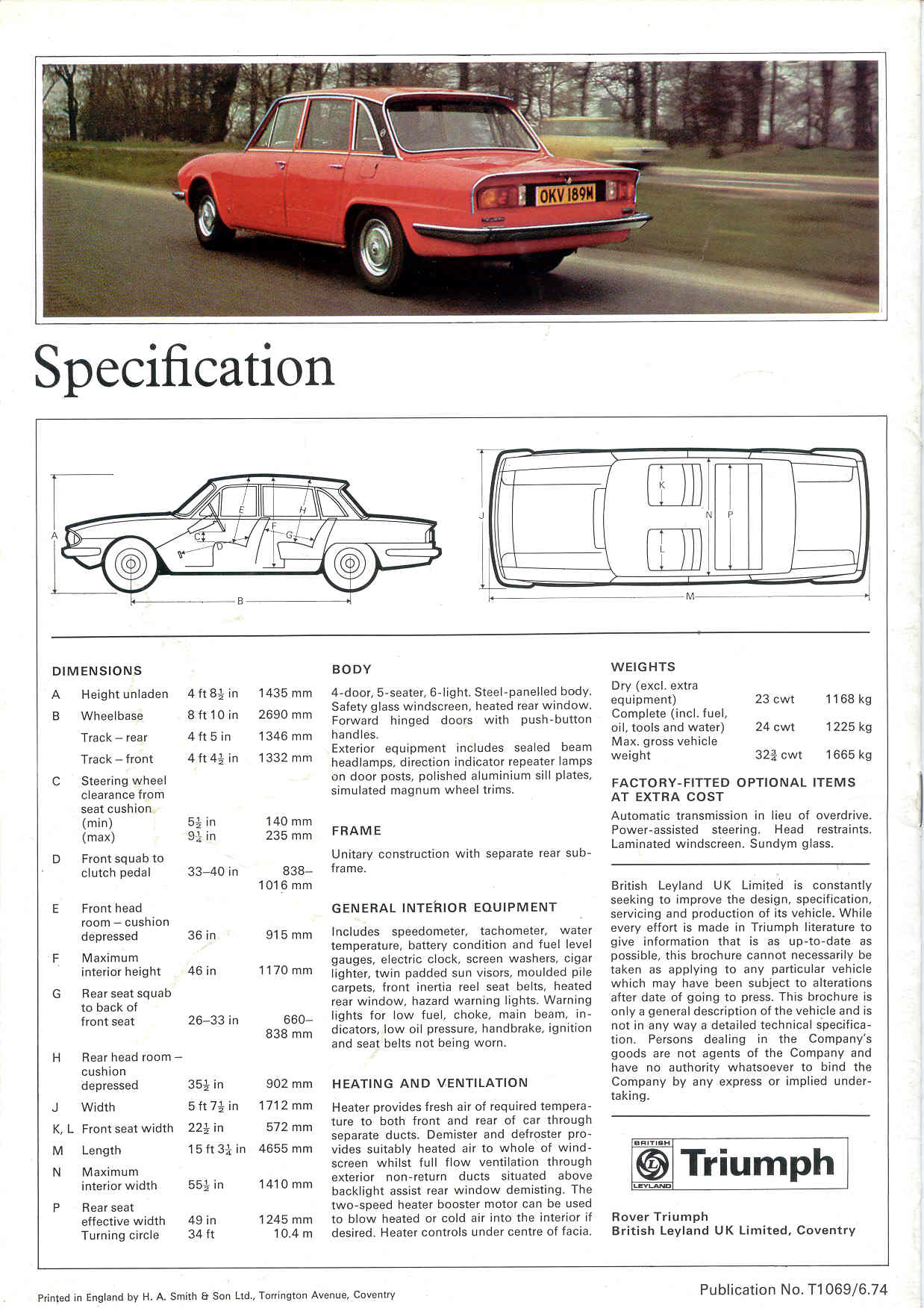 Triumph 2500 PI!